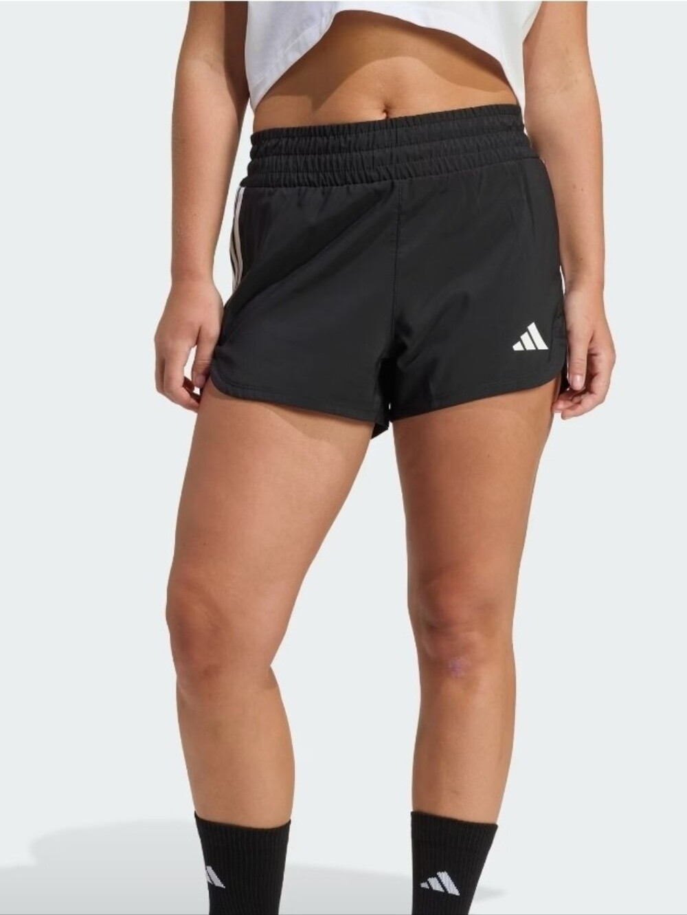 🏋️♀️Woman Size Lg Adidas High Rise Workout Shorts🏋🏼♀️